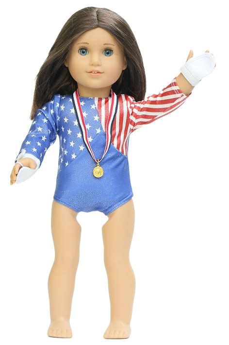 18 Doll American Usa Olympic Gymnastic Outfit The Doll Boutique