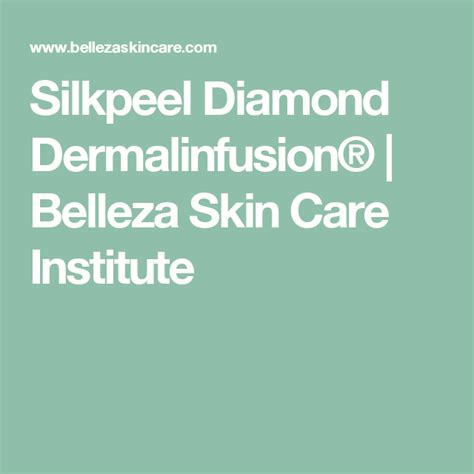 The Logo For Sleek Diamond Dermalifusion Beleza Skin Care Institute