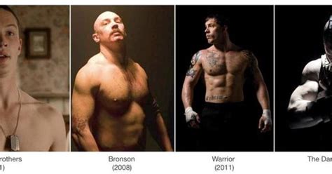 Good To Bad Good To Better The Evolution Of Tom Hardys Body From
