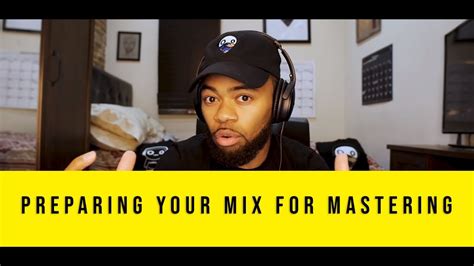 Preparing Your Mix For Mastering Youtube