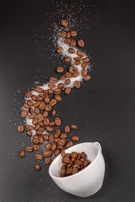 Coffee Cup Coffee Beans Sugar Hd Phone Wallpaper Peakpx