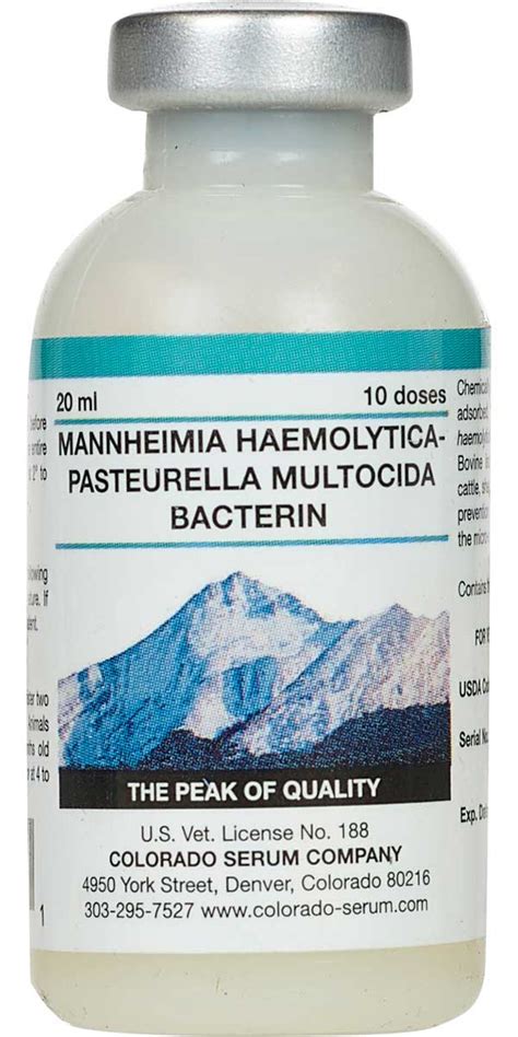 Pasteurella cinsi pasteurellaceae familyası altında yer almaktadır. Mannheimia Haemolytica Pasteurella Multocida Bacterin ...