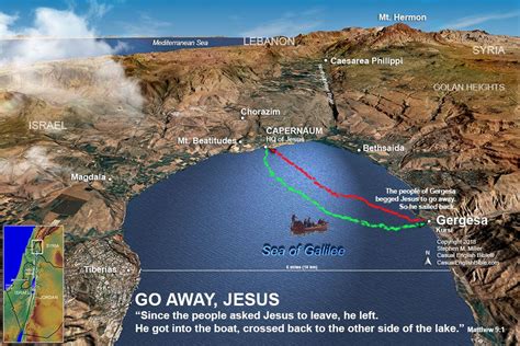 Maps Of Sea Of Galilee Tourists In Israel Sea Of Galilee Bible