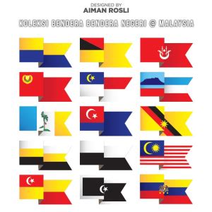 Bendera Negeri Negeri Malaysia  Downloads  Vectorise Forum