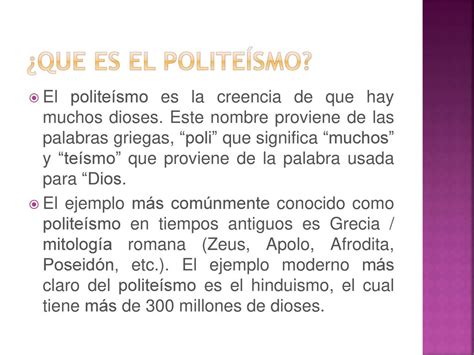 O Que São Politeístas