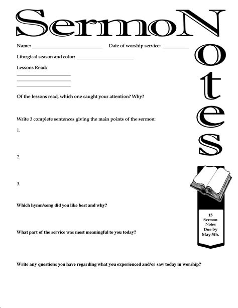 An outline is a great way to organize ideas and information for a speech, an essay, a novel, or a study guide based on your class notes. 23+ Blank Sermon Outline Template | Nurul Amal
