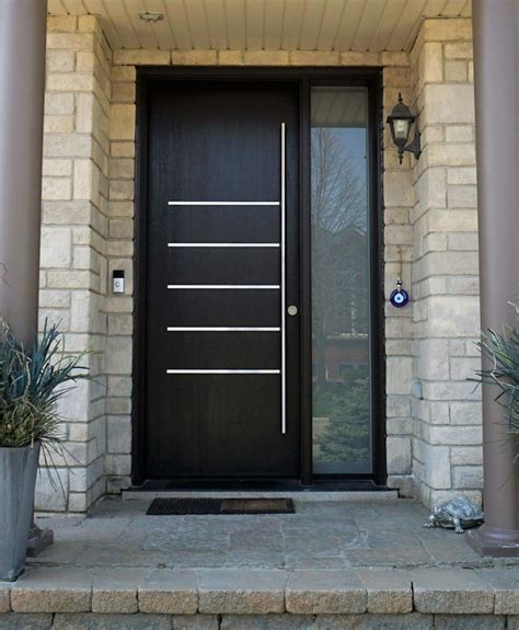 Modern Fiberglass Door System With Pull Handle Oakville Windows And Doors