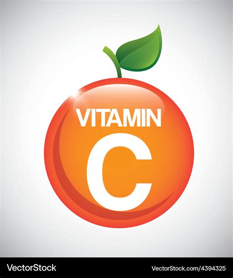 Vitamin C Royalty Free Vector Image Vectorstock