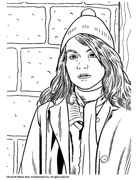 The best 130 harry potter printable coloring pages. HARRY POTTER Coloring Pages - Hermione Granger - Coloring Home