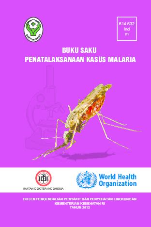Buku Pengantar Kesehatan Lingkungan-PDF BUKU SAKU PENATALAKSANAAN KASUS MALARIA Androri 