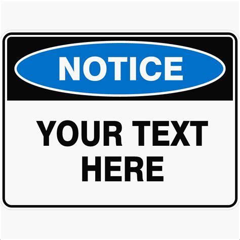 notice sign custom buy now discount safety signs australia