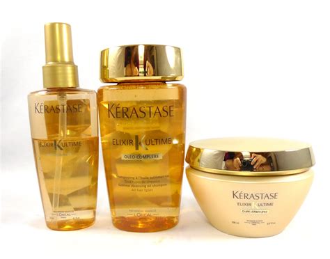 Review: Kerastase Elixir Ultime 24-Carat Shampoo and Beautifying Oil ...