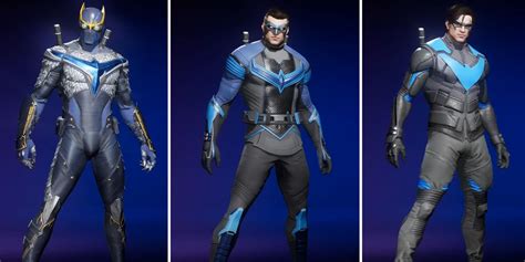 Best Costumes For Nightwing In Gotham Knights Ranked