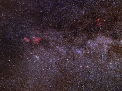 Wide Field Cassiopeia Region Including The Heart Just Space