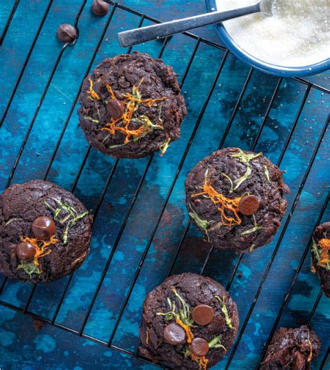 Carrot Zucchini Chocolate Muffins