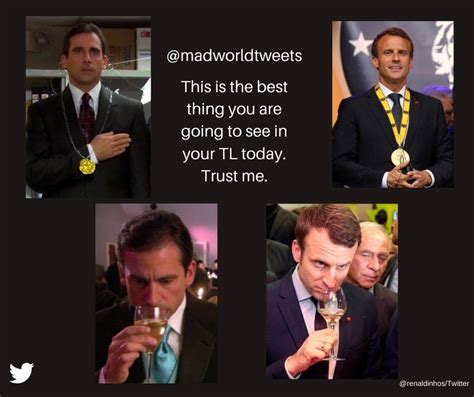 This Hilarious Thread Shows Michael Scott And Emmanuel Macron Are The