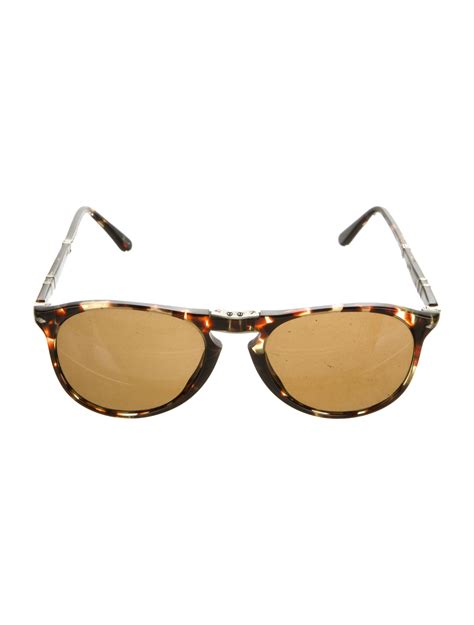Persol Aviator Mirrored Sunglasses Brown Sunglasses Accessories