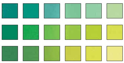 We all know what forest green looks like; Green #2 Values Pastel Set - 18 Colors