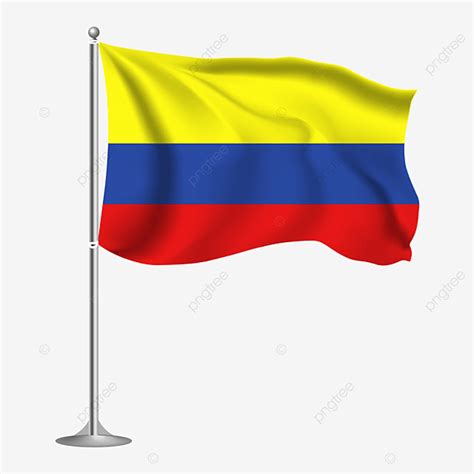 Colombia Flag Clipart Transparent Background Colombia National Flag