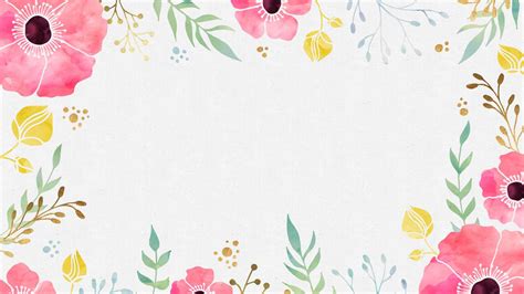 Watercolor Flowers Wallpapers And Backgrounds 4k Hd Dual Screen