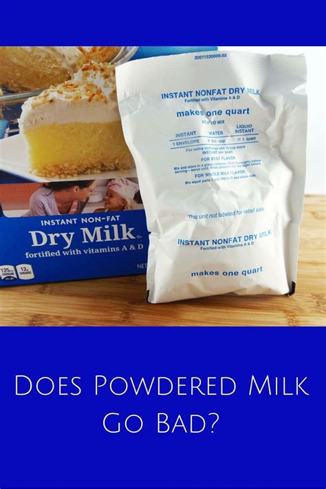Does Powdered Milk Ever Really Go Bad Powdered Milk Milk Snack Recipes