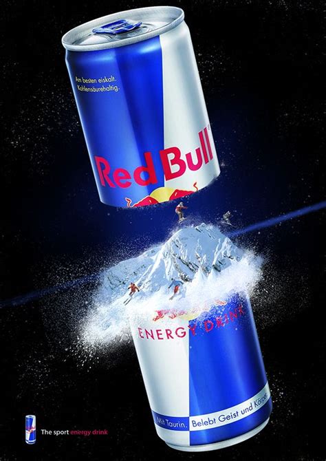 Redbull Ad On Behance Red Bull Ads Creative Red Bull Drinks