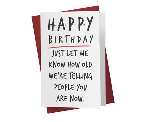 Buy Funny Birthday Card For Him Her Witty Mom Dad Anniversary Card