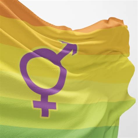 Intersex Pride Flag Proud Greeting Card Rectangle The Pride Shop