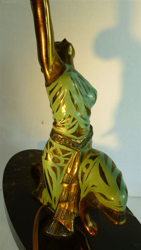 Antiques Atlas - Art Deco Lady Lamp