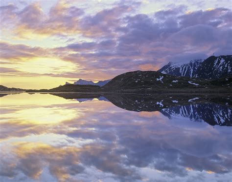 Selfjord Sunrise Reflection Hella Lofoten Norway Transient Light