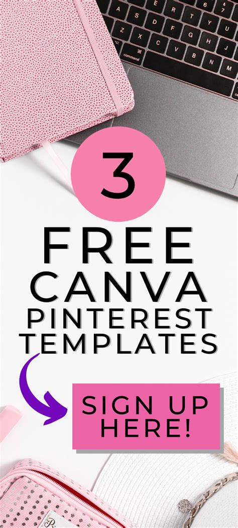 3 Free Pinterest Templates For Canva: Create pins FAST | Pinterest