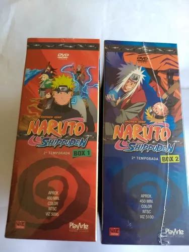 Dvd Naruto Shippuden 2° Temporada Box 12 Frete Grátis