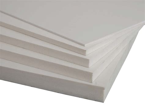 Pvc Foam Board Sheet 24 X 48 White 6mm Thickness