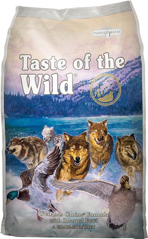 We know you love your feline. Taste of the Wild Wetlands Grain-Free Dry Dog Food, 15-lb ...