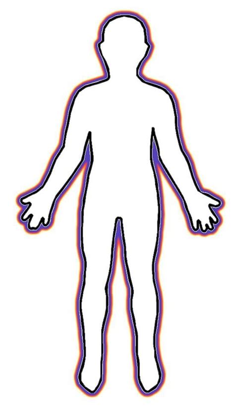 Human Body Outline Printable Human Body Outline Printable