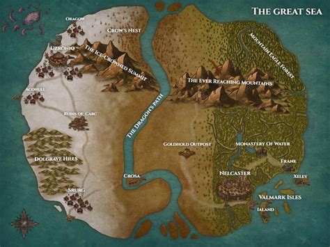 An Attempt To Create A Much Larger Dandd Map Any Feedback Is Welcome
