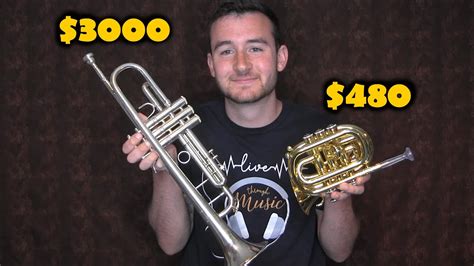 Mini Pocket Trumpet Vs My Professional Trumpet Youtube