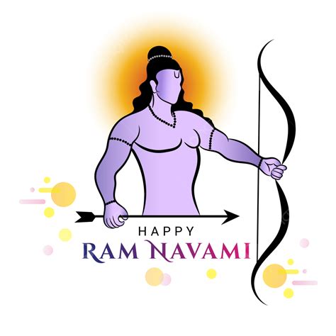 Ram Navami Greeting With Lord Illustration Happy Ramnavami Ramnavami