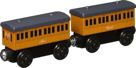 Thomas And Friends Wooden Railway Annie And Clarabel Engine Set Thomas