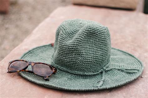 How To Stiffen The Brim Of A Crochet Sun Hat Without Starch