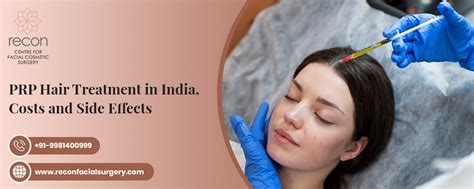 Prp hair treatment in india, costs & side effects