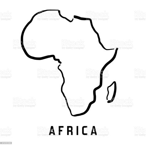 แอฟริกาแผนที่ง่าย ภาพประกอบสต็อก ดาวน์โหลดรูปภาพตอนนี้ ทวีปแอฟริกา