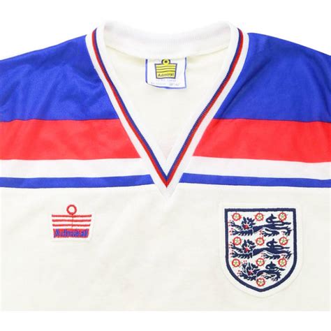Admiral 1980 83 England Match Issue Home Shirt Vintage Football Shirts
