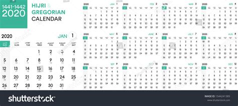Hijri Calendar Bilder Stockfotos Und Vektorgrafiken Shutterstock