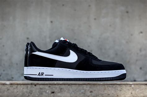 Nike Air Force 1 Low Suede Mesh Obsidian Black White Sbd