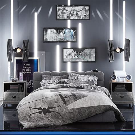 Alex takes pottery barn's head with her as she left. Star Wars™ Space Chase Boy's Duvet Cover + Sham | Pottery ...