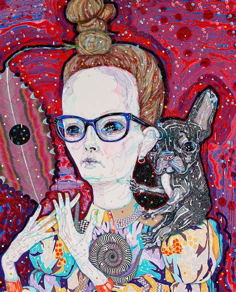 Del Kathryn Barton Self Portrait With Studio Wife Archibald Prize