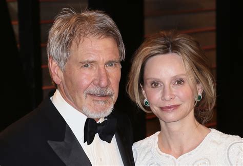 Harrison Ford Makes Rare Red Carpet Appearance With Wife Calista