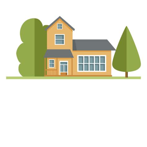 Flat Residential Building City House Transparent Png And Svg Vector