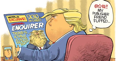 National Enquirer Reveals Dirt On Trump Todays Toon